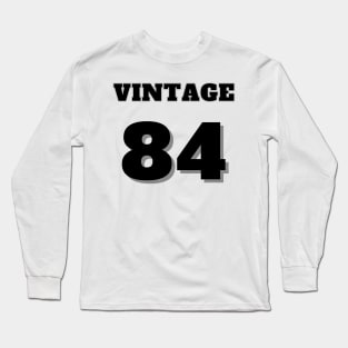 Vintage '84 design T-Shirt Long Sleeve T-Shirt